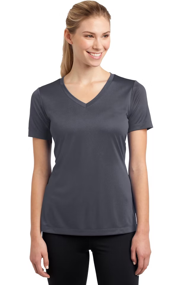 Custom Women's V-Neck T-Shirt - Competitor - Sport-Tek LST353