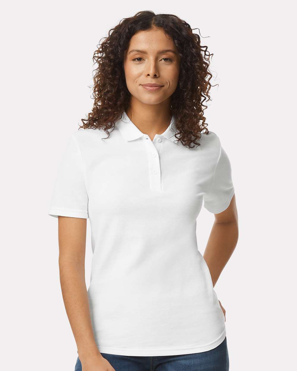 Custom Women's Pique Polo - Softstyle - Gildan G648L