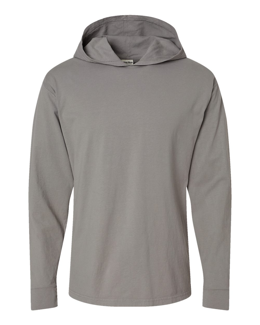 Hanes GDH280 - Unisex Garment-Dyed Jersey Hooded Long Sleeve T-Shirt