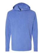Hanes GDH280 - Unisex Garment-Dyed Jersey Hooded Long Sleeve T-Shirt