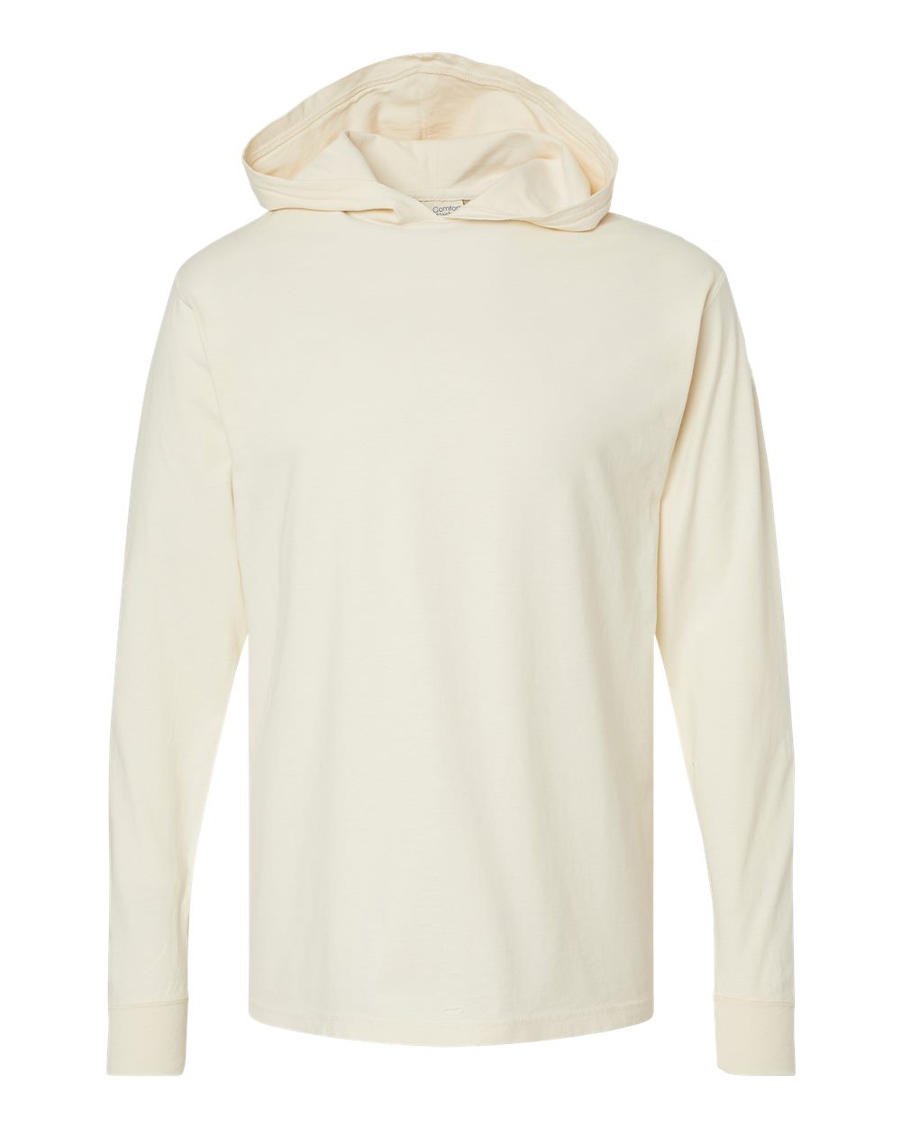 Hanes GDH280 - Unisex Garment-Dyed Jersey Hooded Long Sleeve T-Shirt