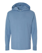 Hanes GDH280 - Unisex Garment-Dyed Jersey Hooded Long Sleeve T-Shirt