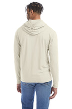 Hanes GDH280 - Unisex Garment-Dyed Jersey Hooded Long Sleeve T-Shirt