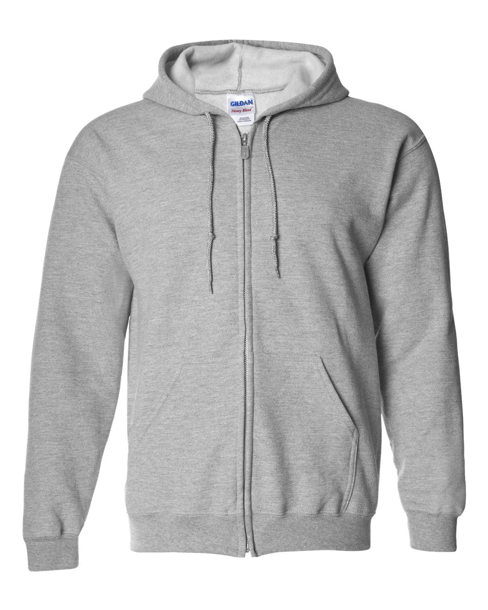 Custom Unisex Full-Zip Hoodie - Heavy Blend 50/50 - Gildan G186