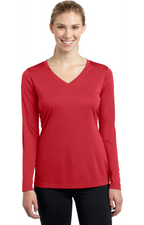 Sport-Tek LST353LS - Women's Long Sleeve PosiCharge Competitor V-Neck Tee