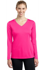 Sport-Tek LST353LS - Women's Long Sleeve PosiCharge Competitor V-Neck Tee