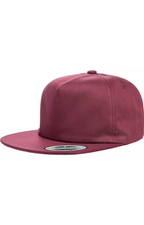 Yupoong Y6502 - Unisex Unstructured 5-Panel Snapback Cap