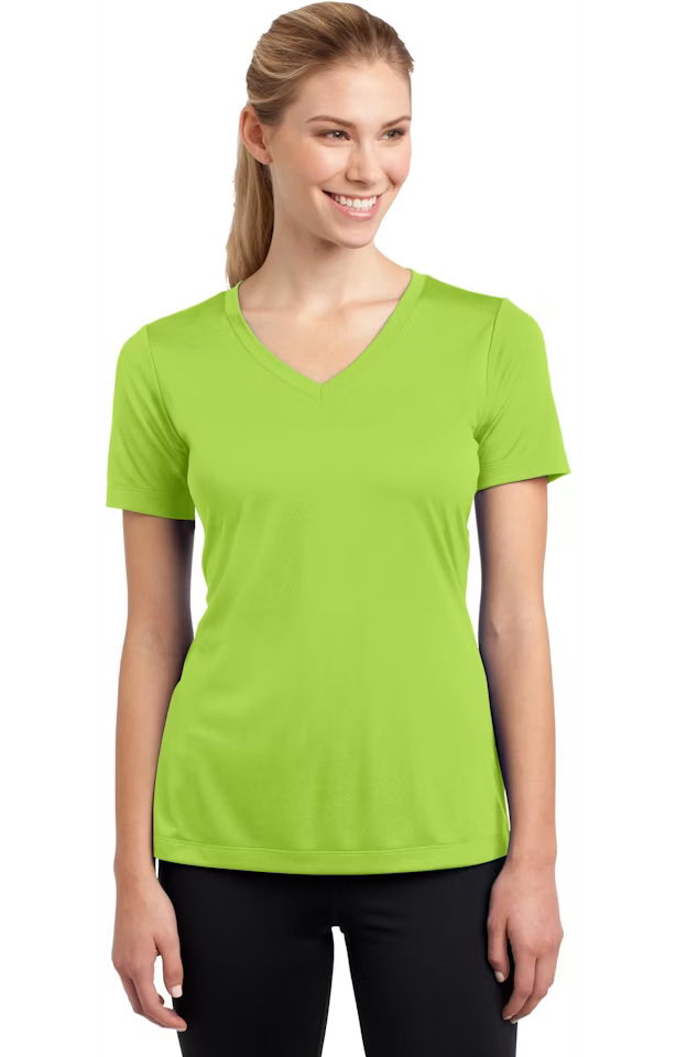Custom Women's V-Neck T-Shirt - Competitor - Sport-Tek LST353