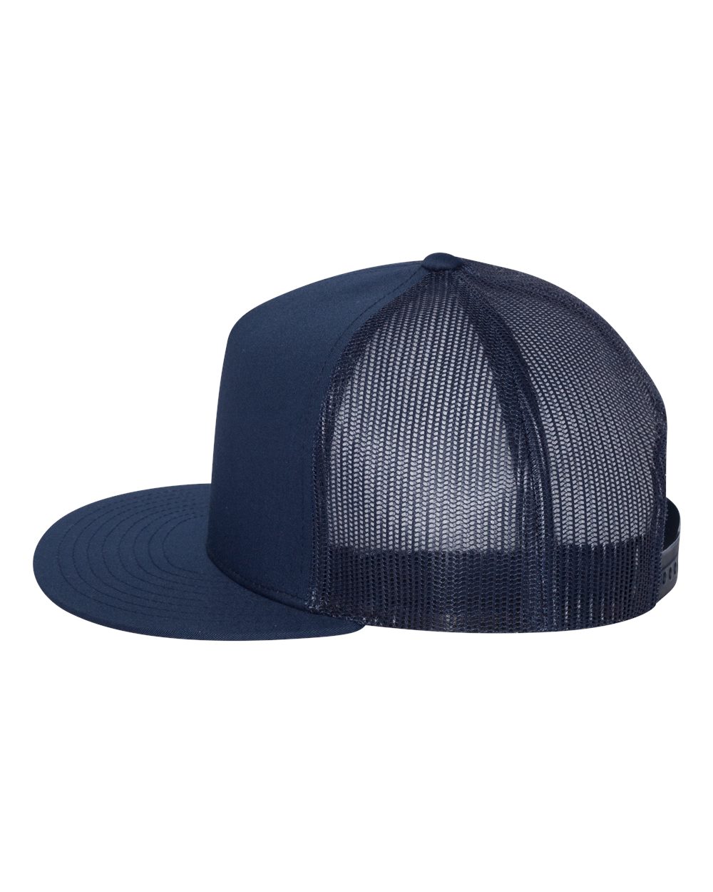 Custom Trucker Cap - 5-Panel Flat Bill - Yupoong 6006