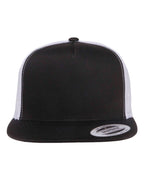 Yupoong 6006 - Unisex 5-Panel Flat Bill Trucker Cap