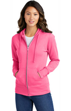 Port & Company LPC78ZH - Women's Core Fleece Full-Zip Hoodie