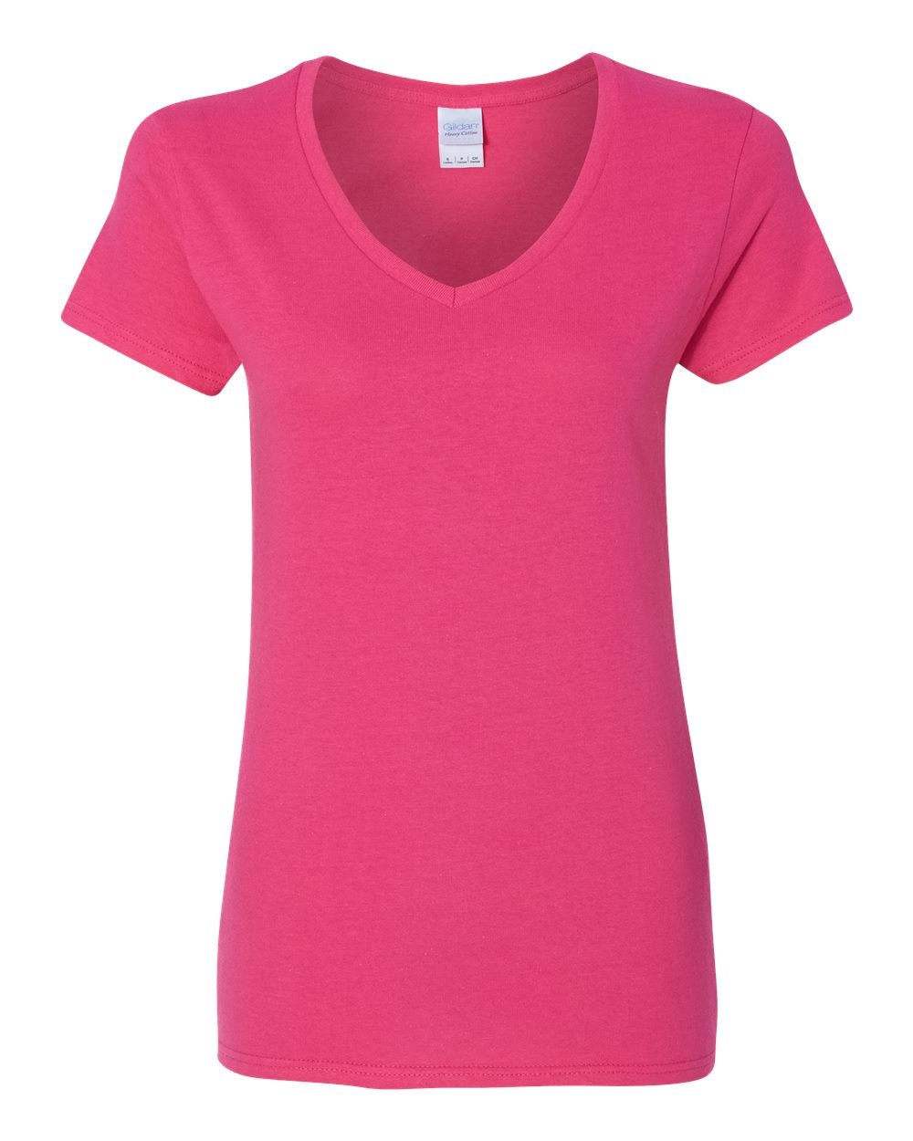 Custom Women's V-Neck T-Shirt - Heavy Cotton - Gildan G500VL