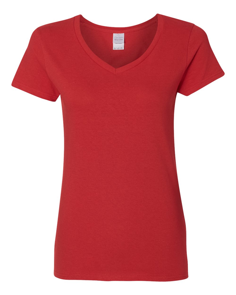 Custom Women's V-Neck T-Shirt - Heavy Cotton - Gildan G500VL