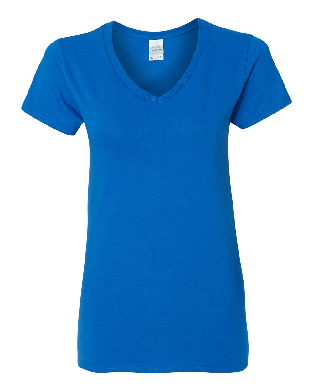 Custom Women's V-Neck T-Shirt - Heavy Cotton - Gildan G500VL