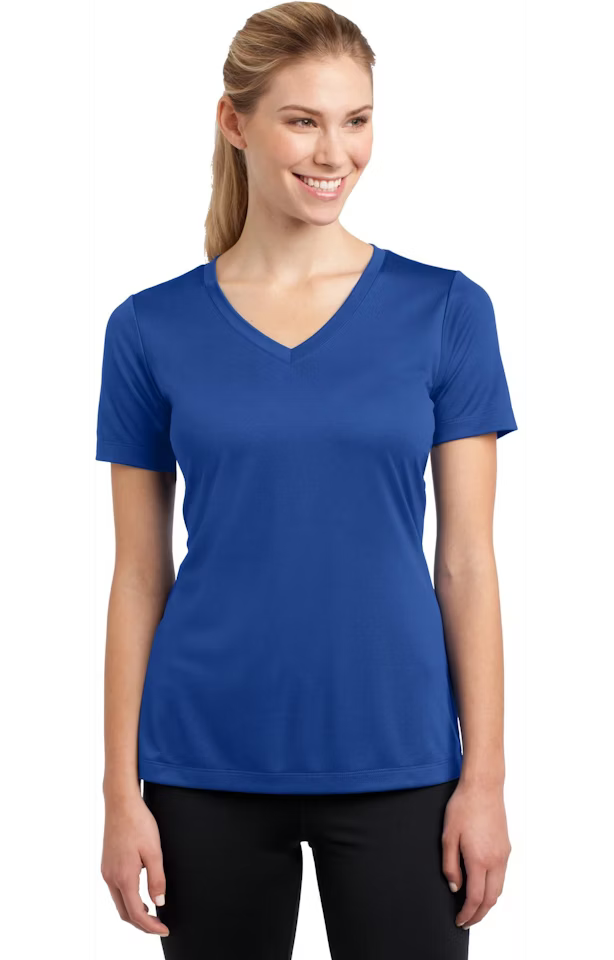 Custom Women's V-Neck T-Shirt - Competitor - Sport-Tek LST353
