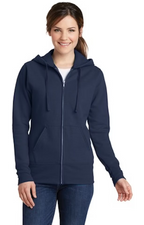 Port & Company LPC78ZH - Women's Core Fleece Full-Zip Hoodie
