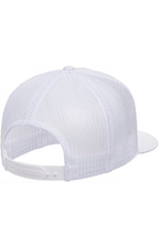 Yupoong 6006 - Unisex 5-Panel Flat Bill Trucker Cap