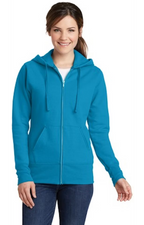 Port & Company LPC78ZH - Women's Core Fleece Full-Zip Hoodie