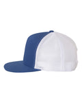 Custom Trucker Cap - 5-Panel Flat Bill - Yupoong 6006