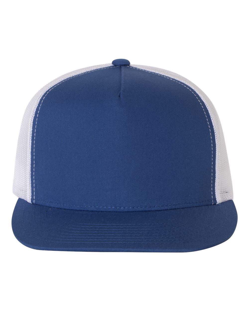 Custom Trucker Cap - 5-Panel Flat Bill - Yupoong 6006