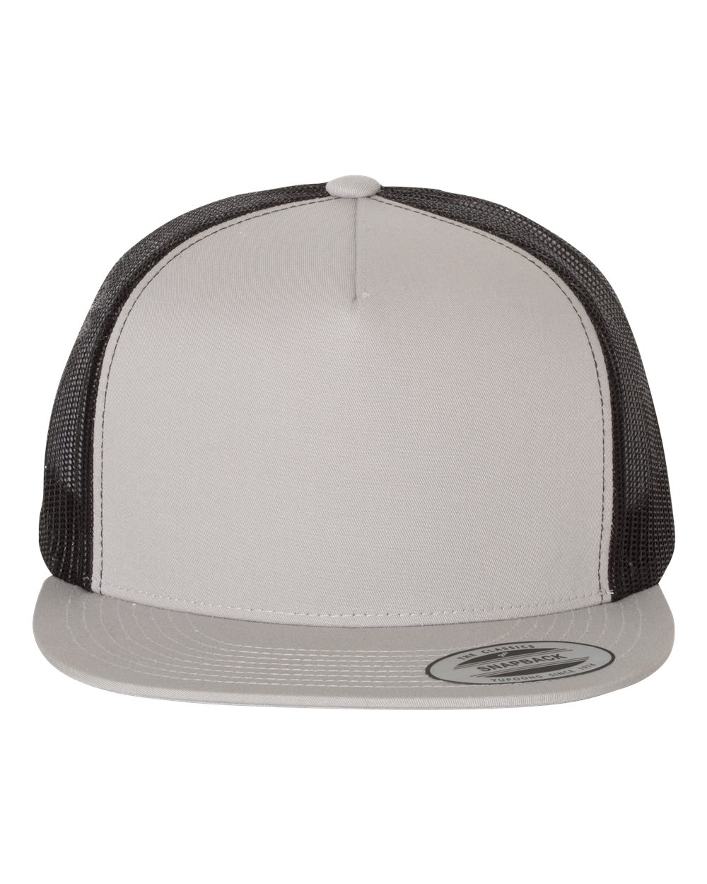 Custom Trucker Cap - 5-Panel Flat Bill - Yupoong 6006