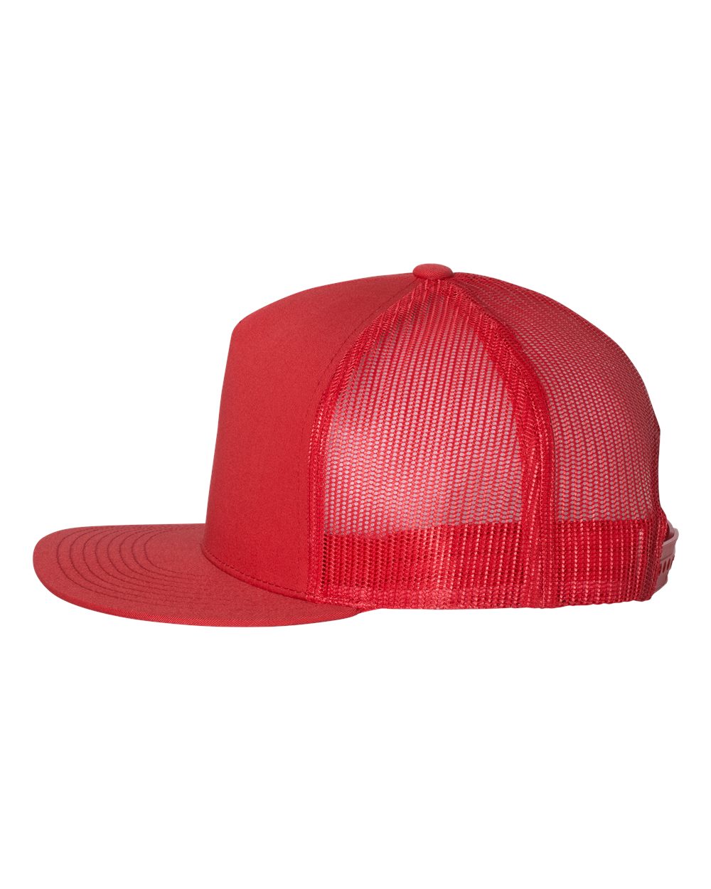 Custom Trucker Cap - 5-Panel Flat Bill - Yupoong 6006