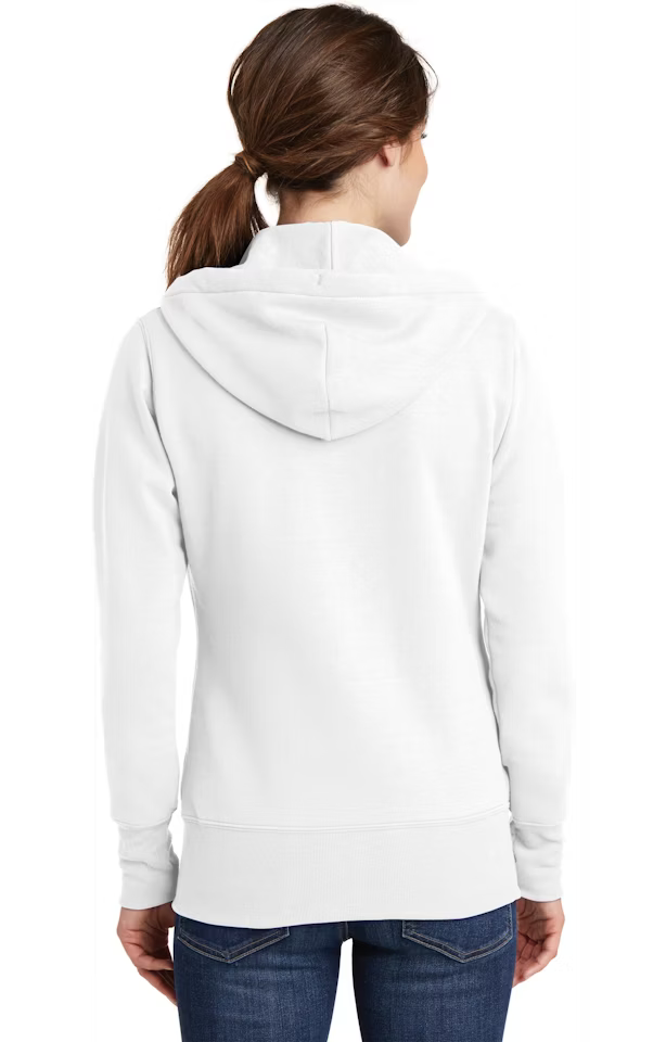 Custom Women's Full-Zip Hoodie - Port & Company LPC78ZH