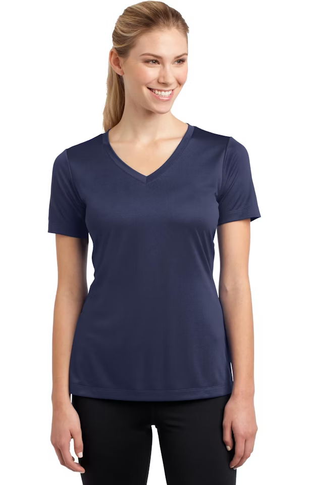 Custom Women's V-Neck T-Shirt - Competitor - Sport-Tek LST353