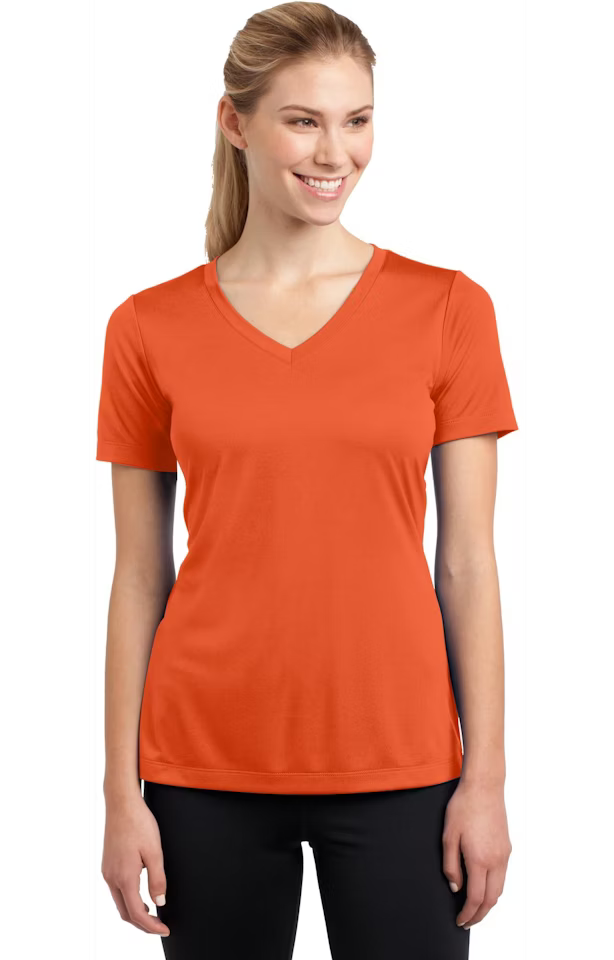 Custom Women's V-Neck T-Shirt - Competitor - Sport-Tek LST353