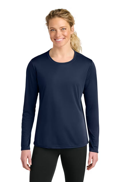 Custom Women's Long Sleeve Crew Shirt - Cooling Performance  - A4 NW3002