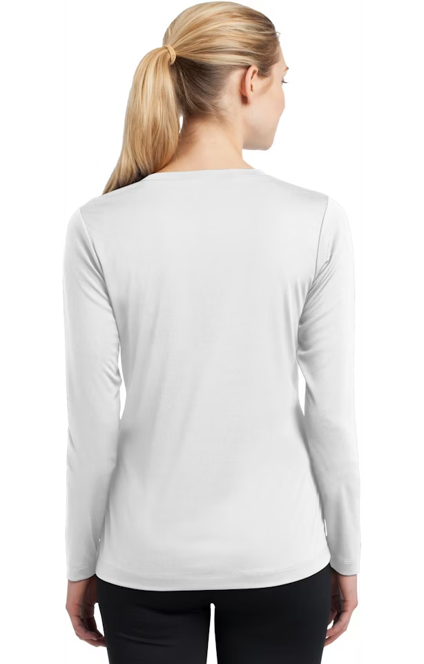 Custom Women's Long Sleeve V-Neck T-Shirt - Competitor - Sport-Tek LST353LS