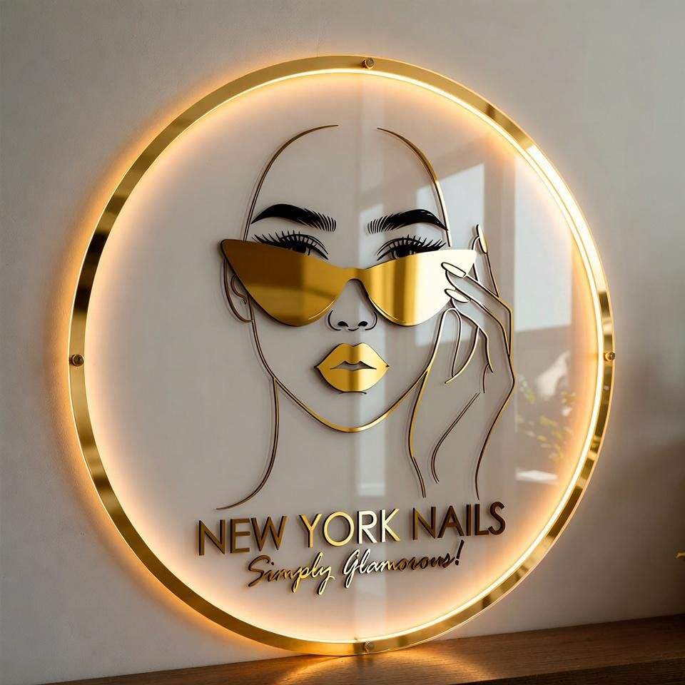 Custom Acrylic Backlit Sign