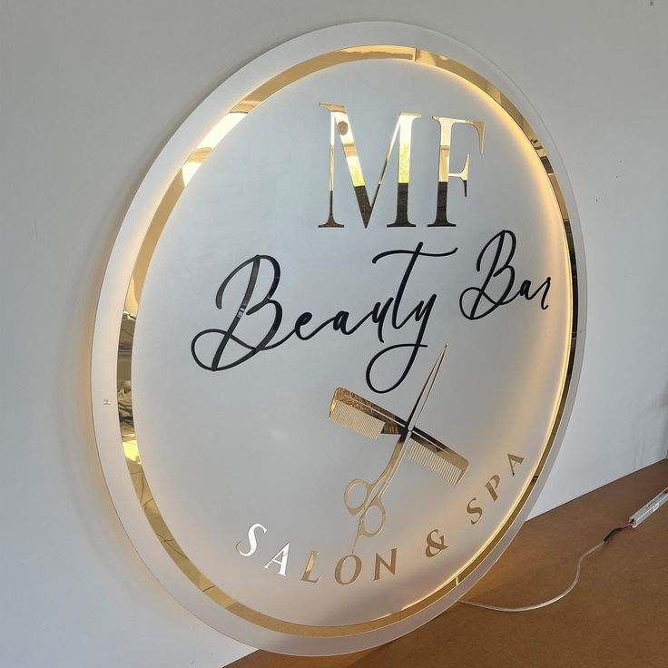 Custom Acrylic Backlit Sign