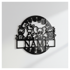 Custom Safari Nursery Name Sign