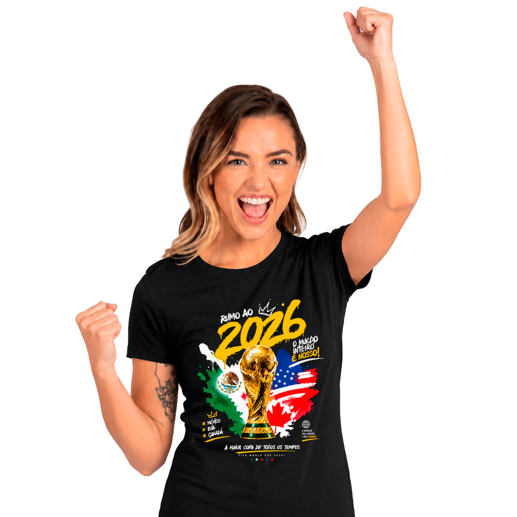 Women's Brasil "O Mundo é Nosso" T-Shirt