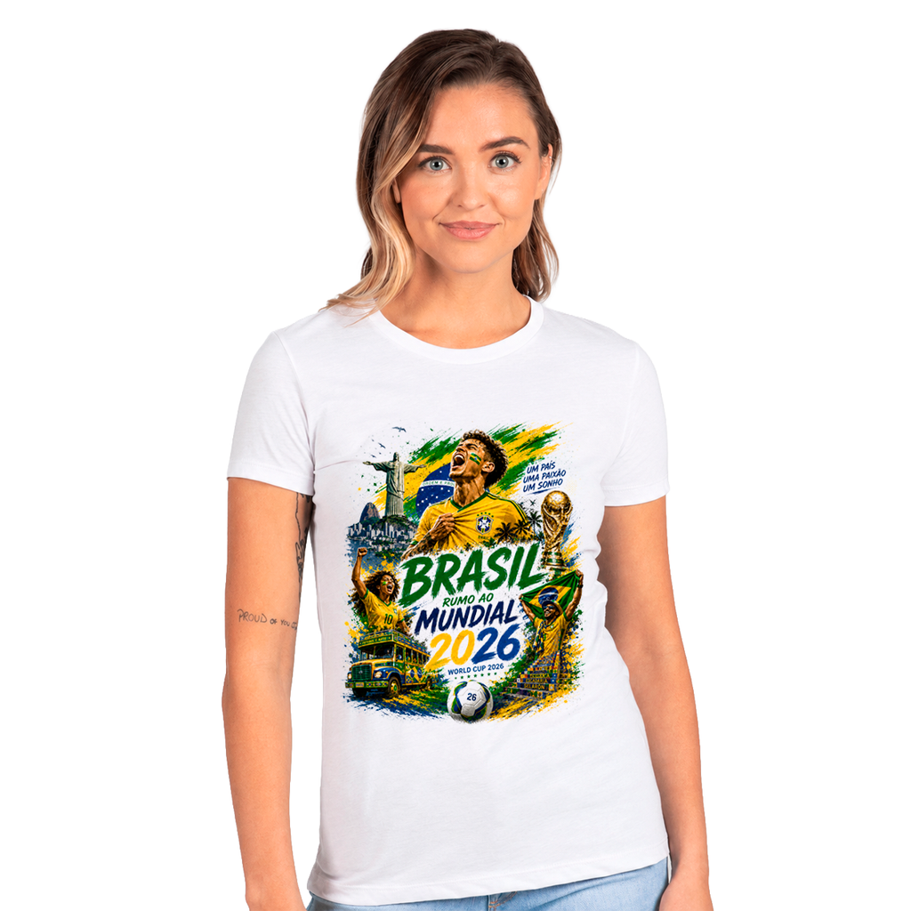 Women's Brasil "Rumo ao Mundial 2026" T-Shirt