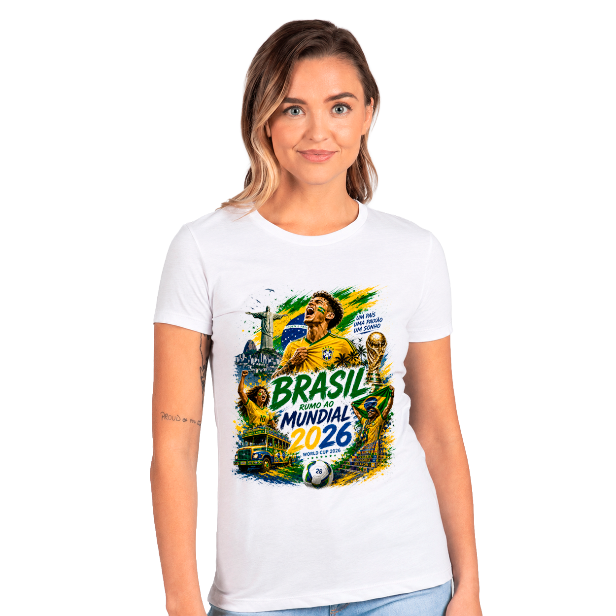 Women's Brasil "Rumo ao Mundial 2026" T-Shirt