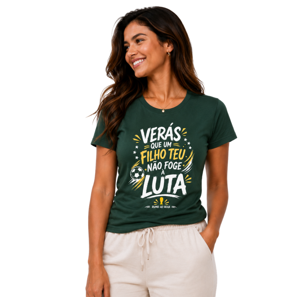 Women's Brasil "Filho Teu Não Foge à Luta" 2026 Graphic T-Shirt