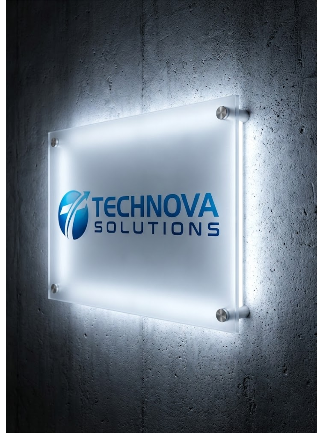 Custom Acrylic Backlit Sign