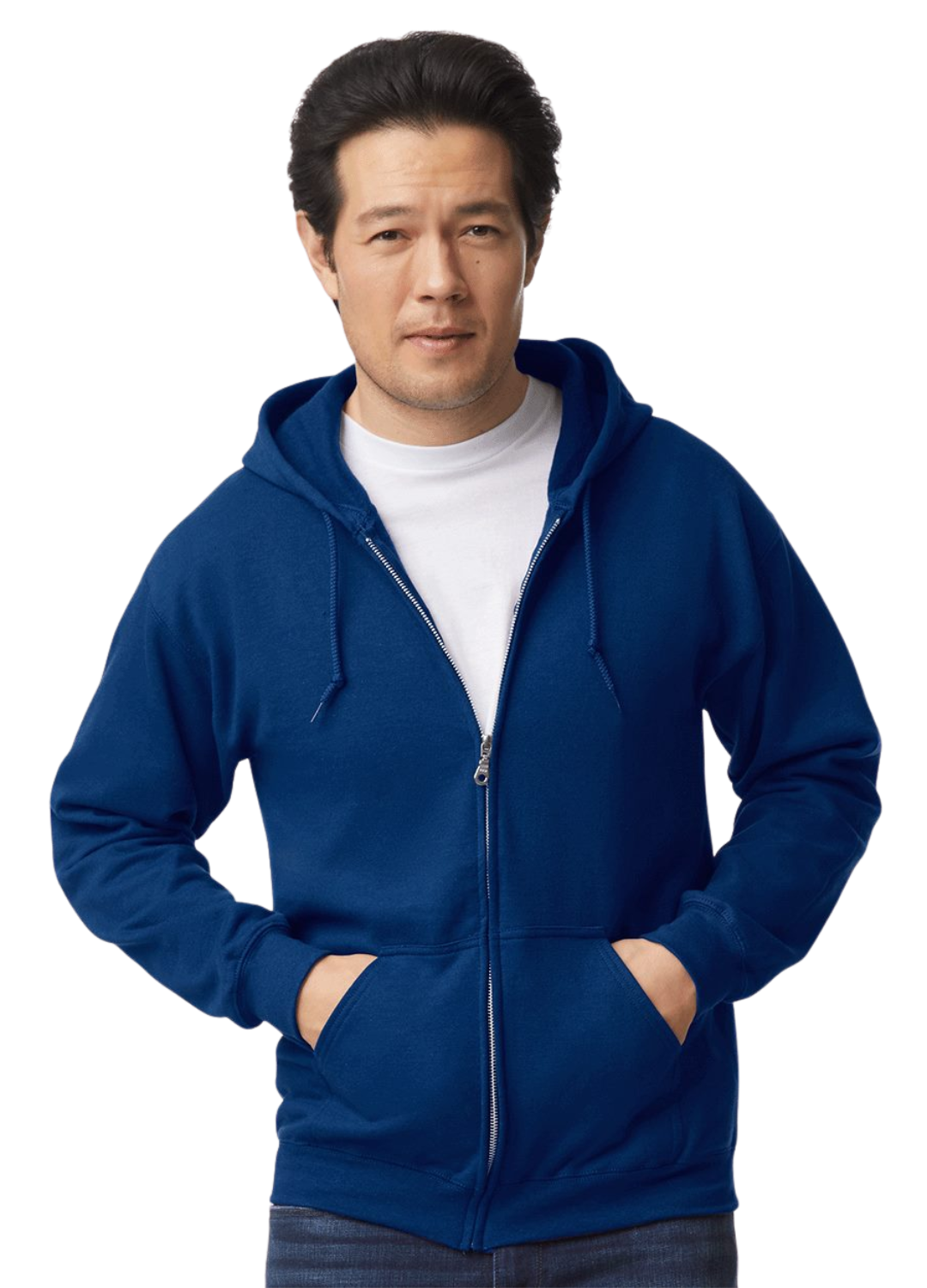 Custom Unisex Full-Zip Hoodie - Heavy Blend 50/50 - Gildan G186