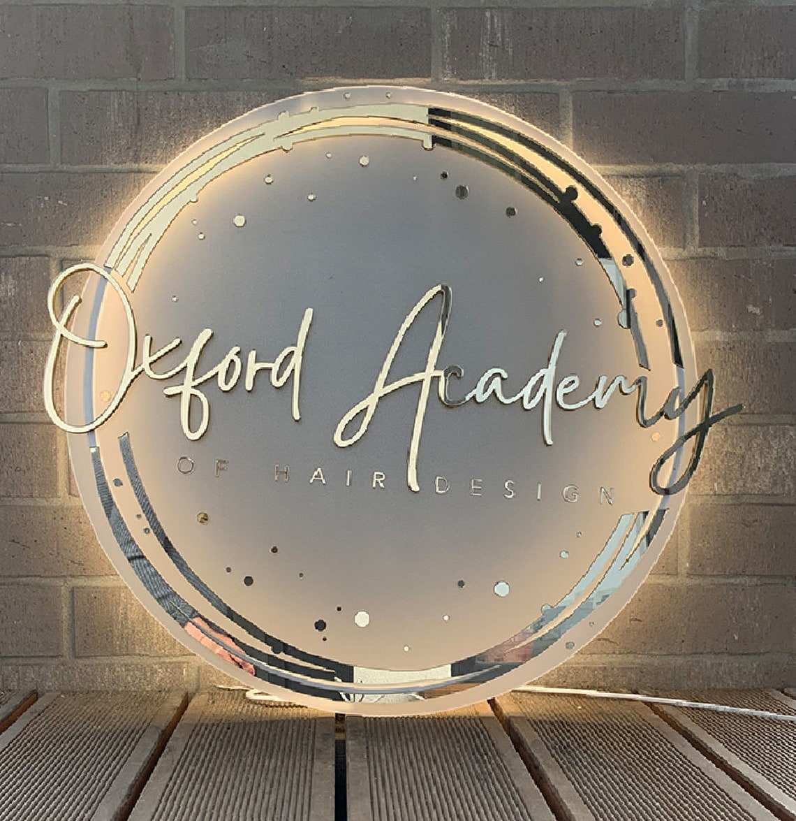 Custom Acrylic Backlit Sign
