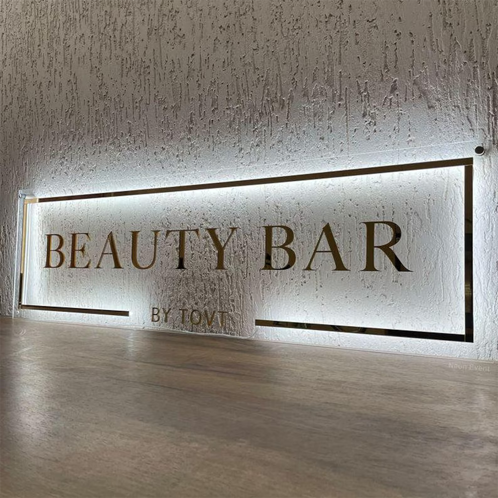 Custom Acrylic Backlit Sign