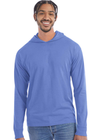 Hanes GDH280 - Unisex Garment-Dyed Jersey Hooded Long Sleeve T-Shirt
