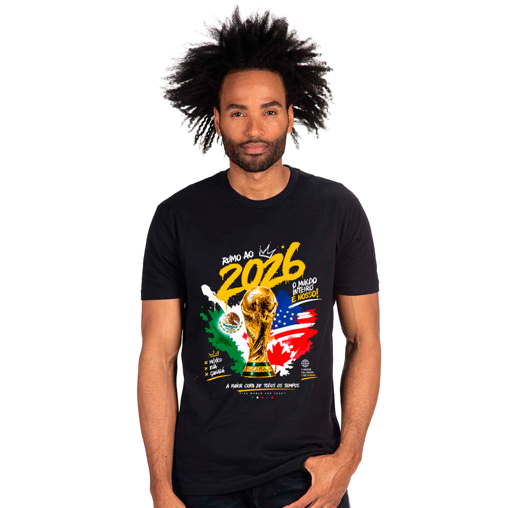 Men's Brasil "O Mundo é Nosso" T-Shirt