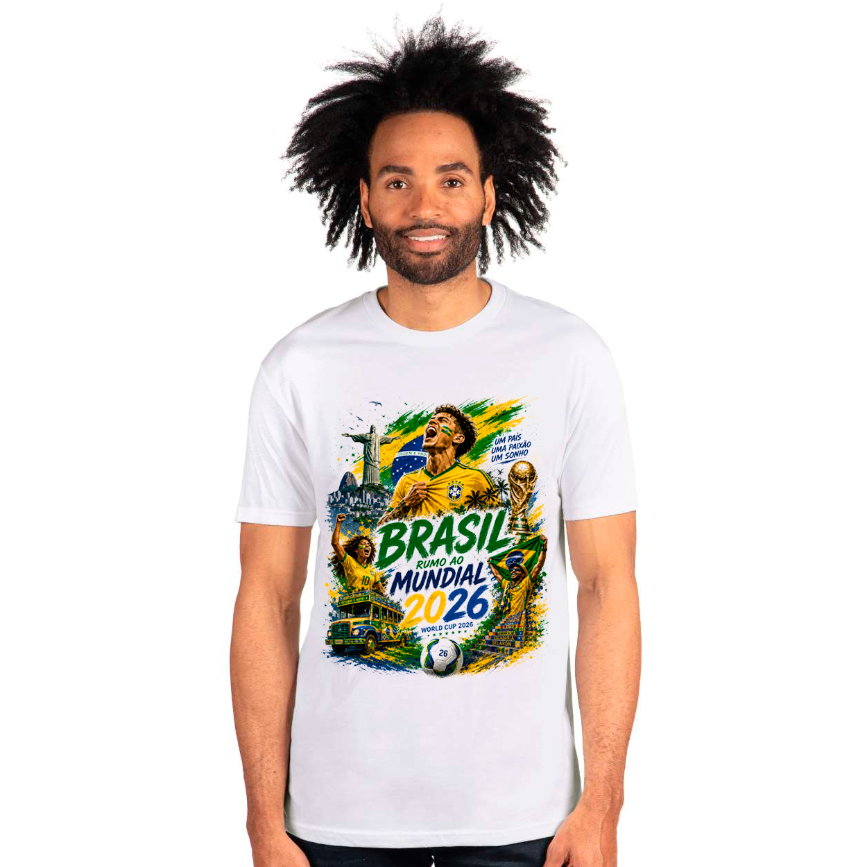 Men's Brasil "Rumo ao Mundial 2026" T-Shirt