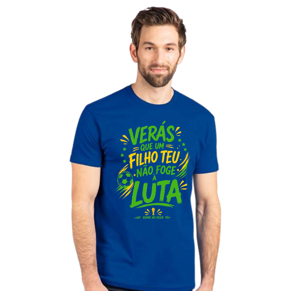Men's Brasil "Filho Teu Não Foge à Luta" 2026 Graphic T-Shirt