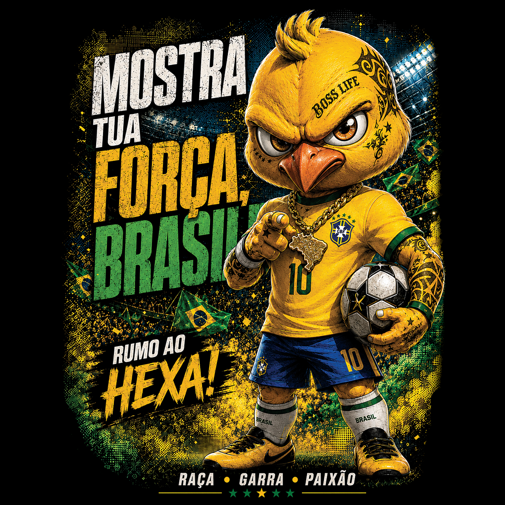 Men's Brasil "Canarinho Pistola" T-Shirt