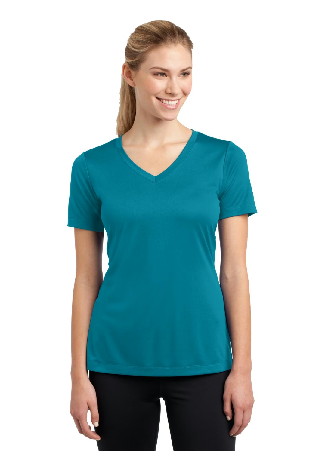 Custom Women's V-Neck T-Shirt - Competitor - Sport-Tek LST353