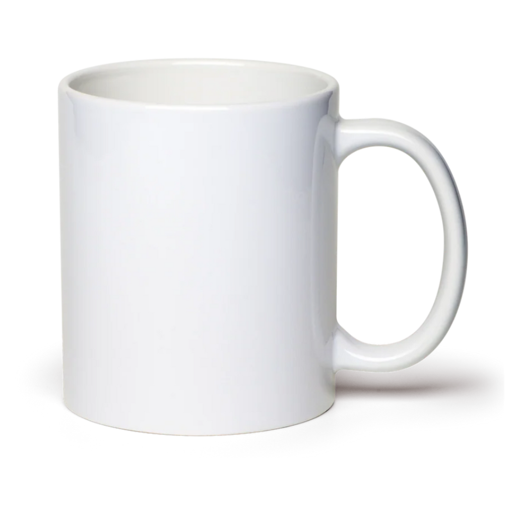 Custom Sublimation Mugs, 11oz White Coffee Cup, Ceramic Machine Washable