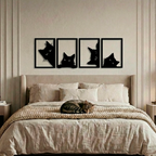 Black Cat Acrylic Wall Art
